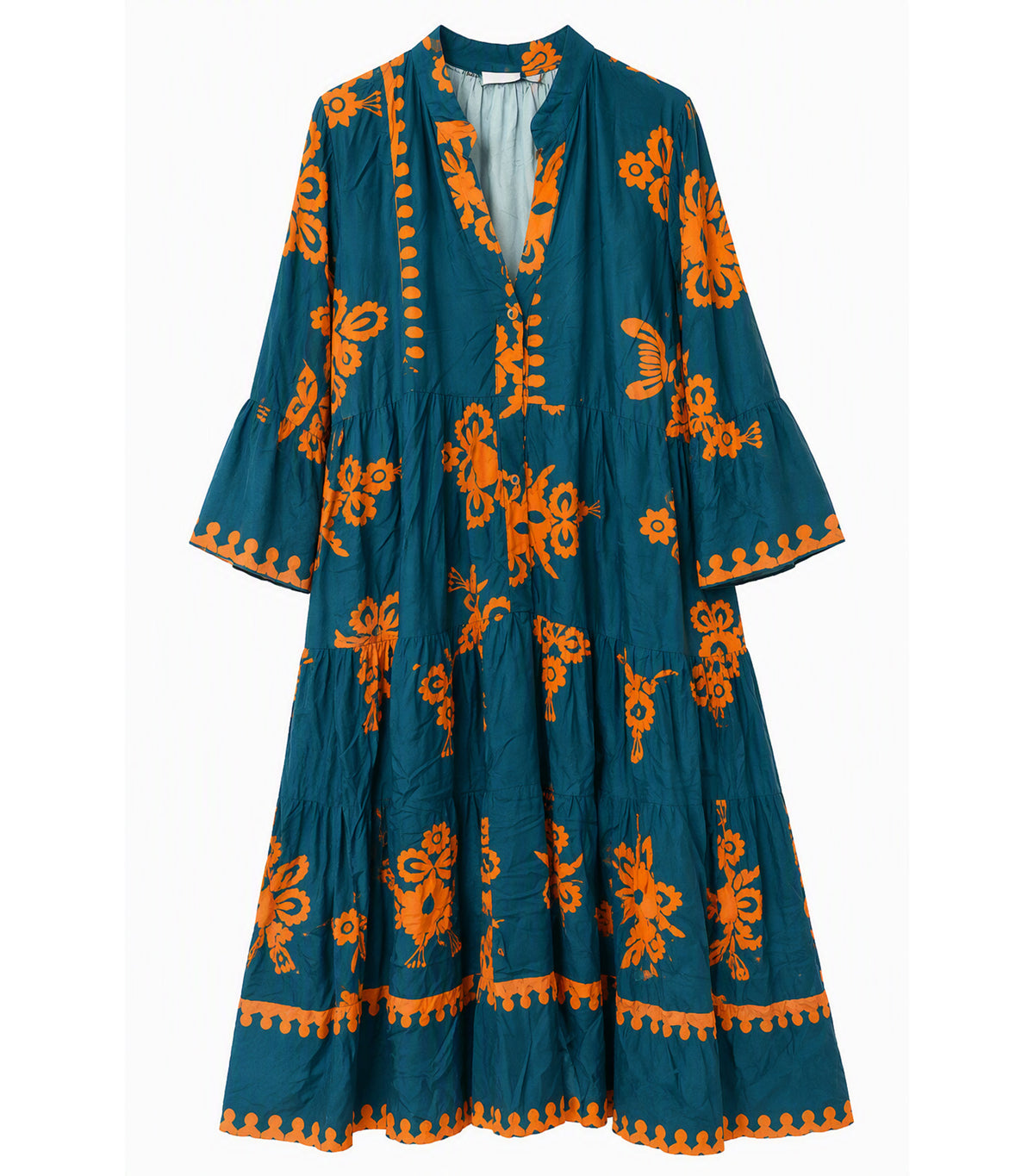 Printed Dress Teal