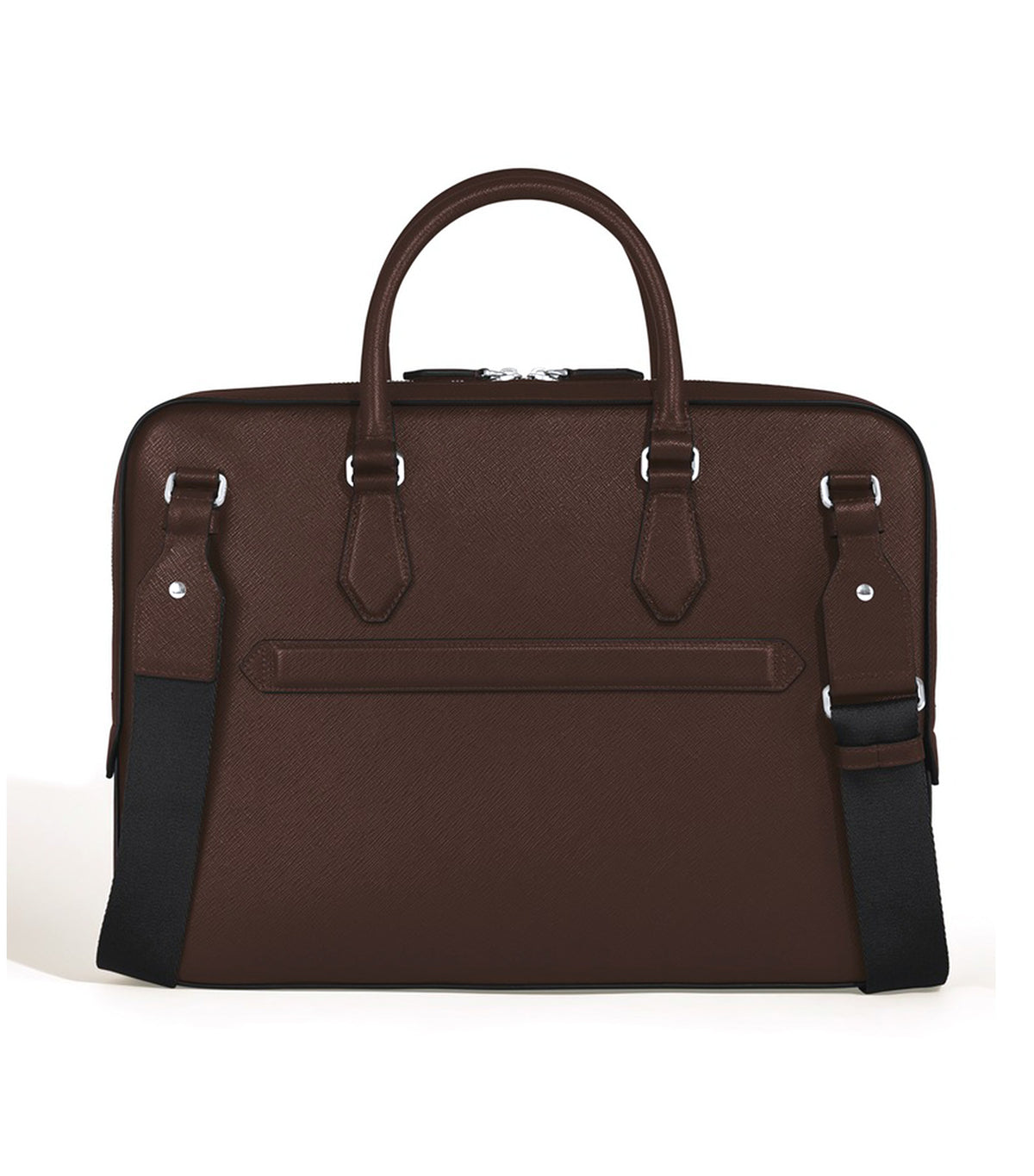 Thin Briefcase in Sartorial Leather Brown