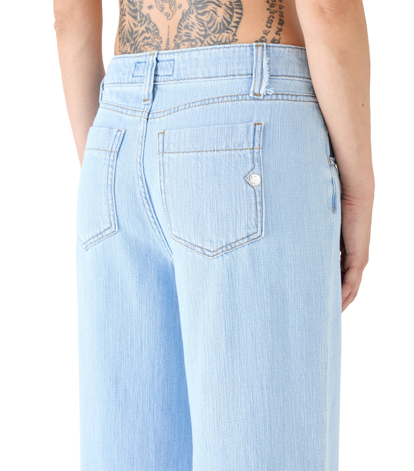 Five OB Japan Denim Stone Bleach Blue