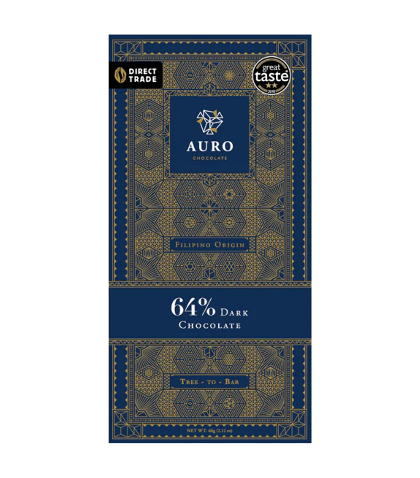64% Dark Chocolate 60g