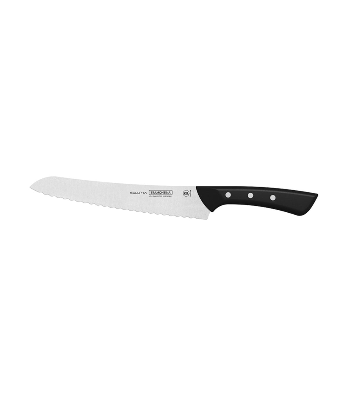 Bread Knife Solutta 8" Black