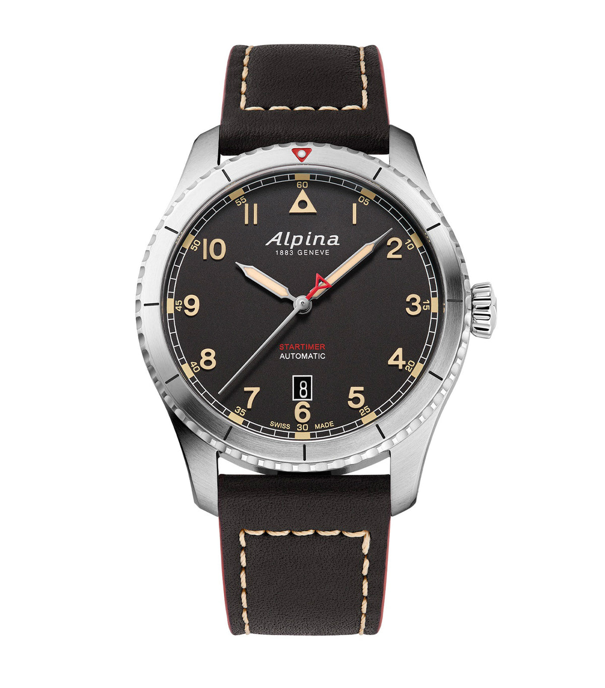 Startimer Pilot AL-525BBG4S26 Silver/Black