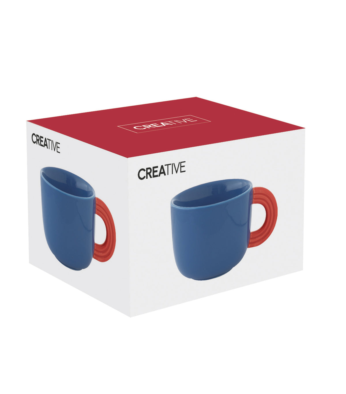 Creative Colored Porcelain Breakfast Cup Blue