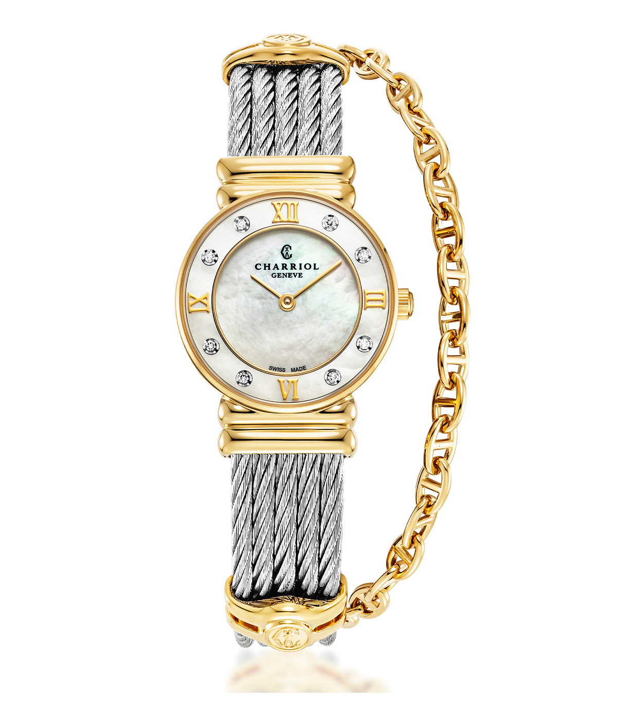 Iconic Watch 25mm Stainless Steel and Yellow Gold