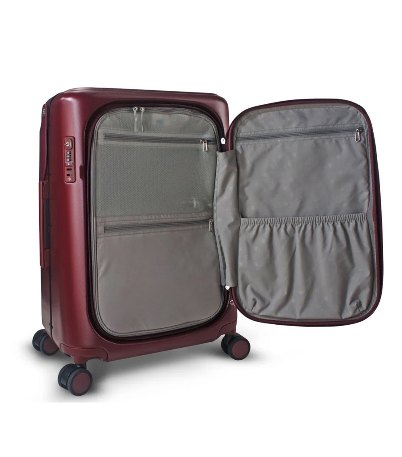Carry-On Plus Luggage Burgundy