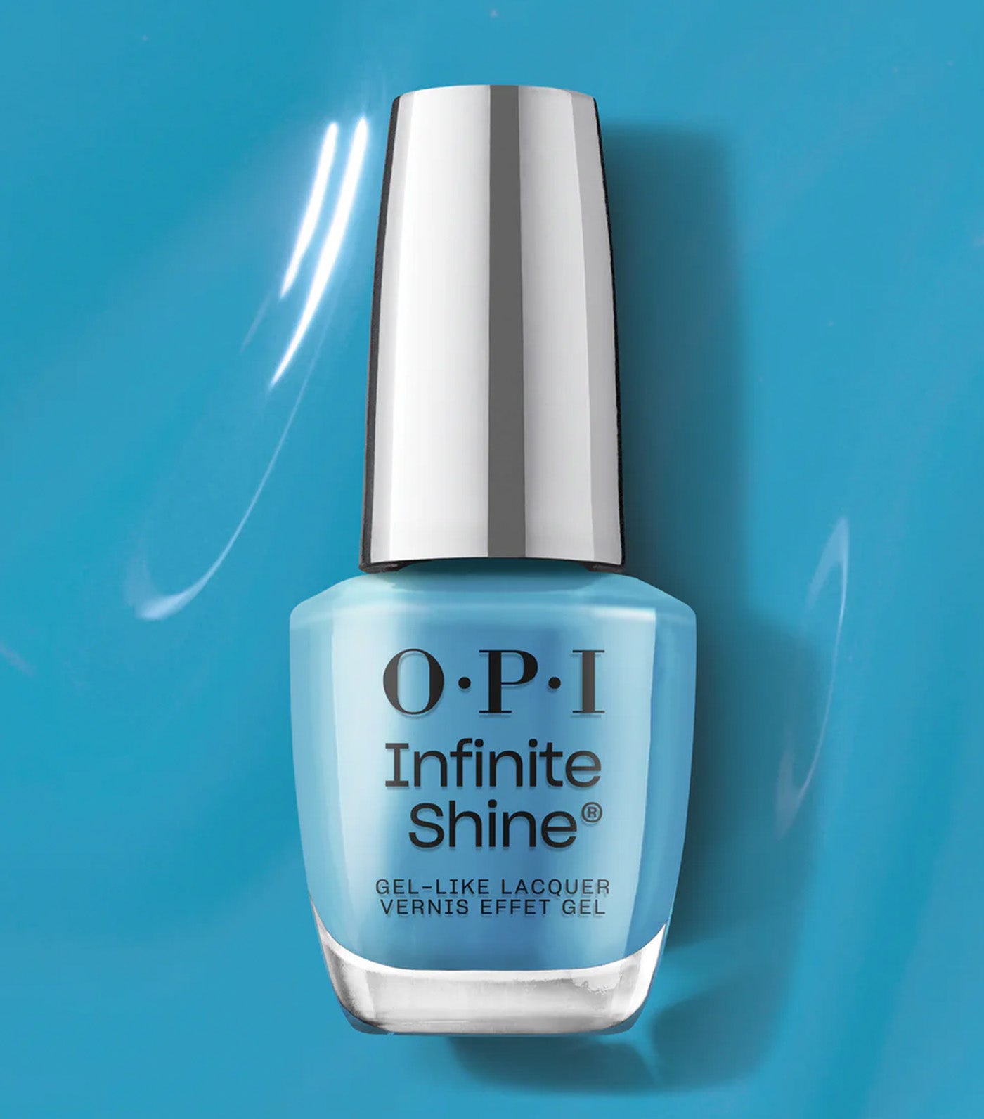 OPI Infinite Shine Never Leavin' Blue