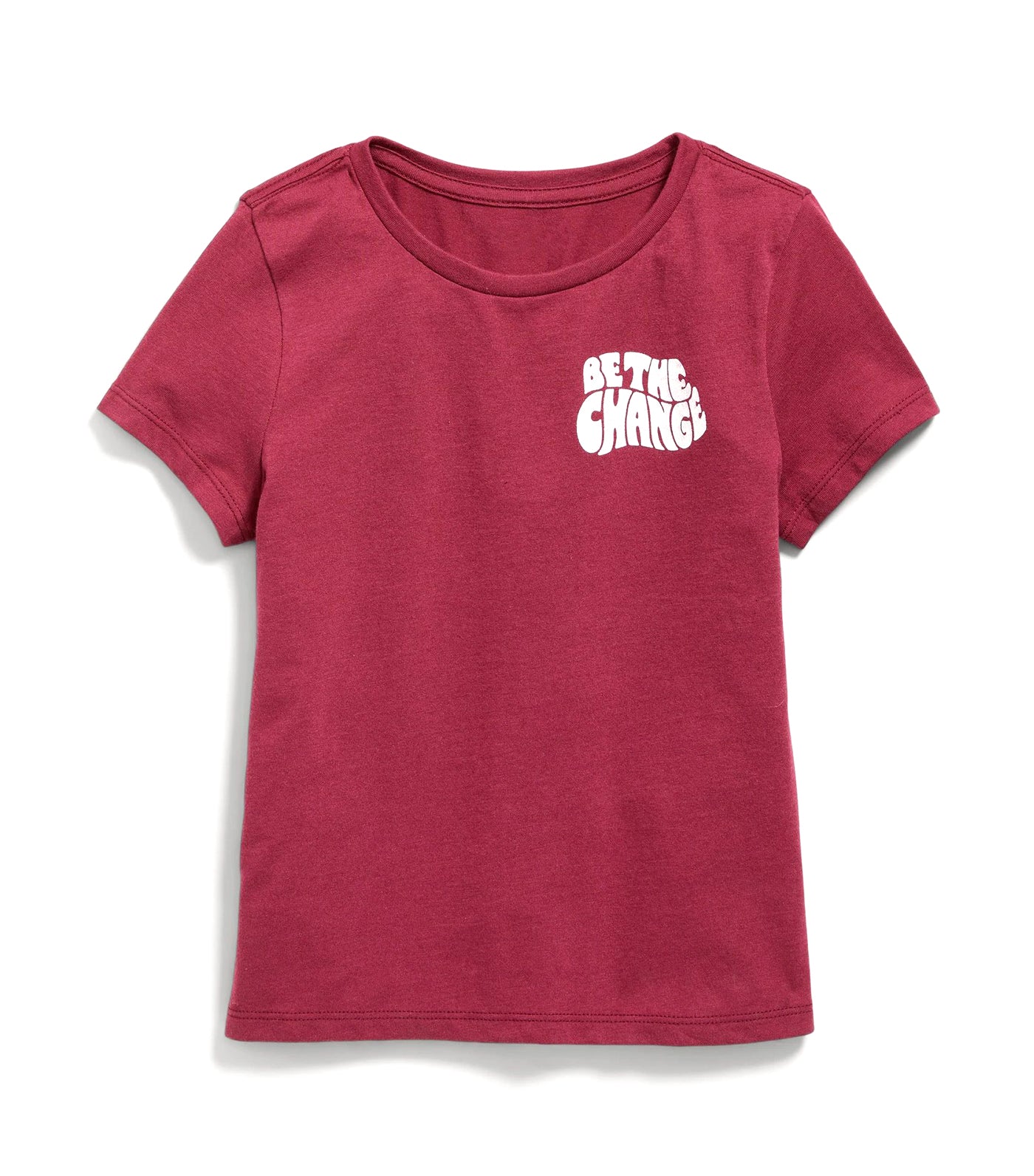 Short-Sleeve Graphic T-Shirt for Girls - Noble Garnet