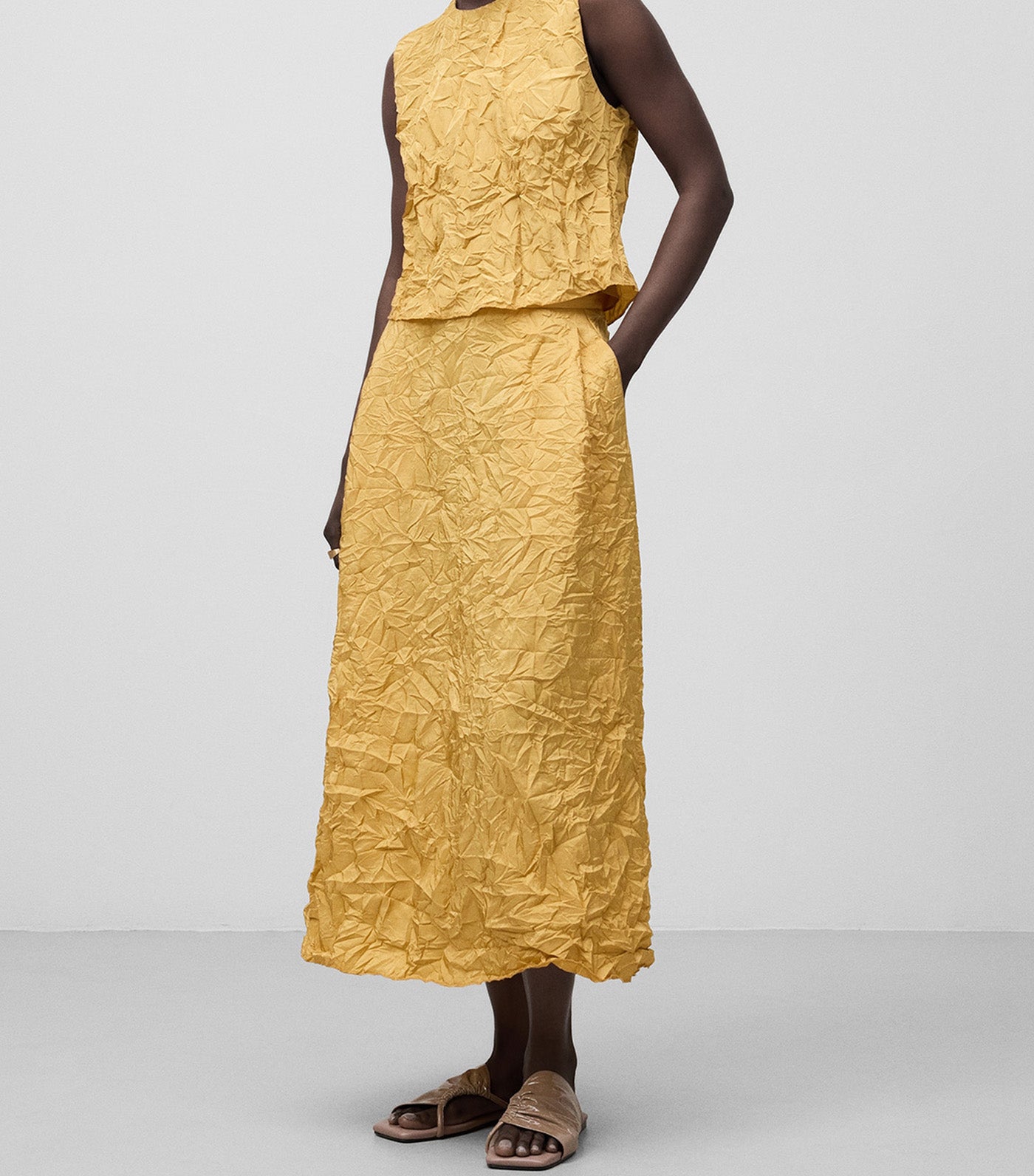 Recycled Polyester Top Peach