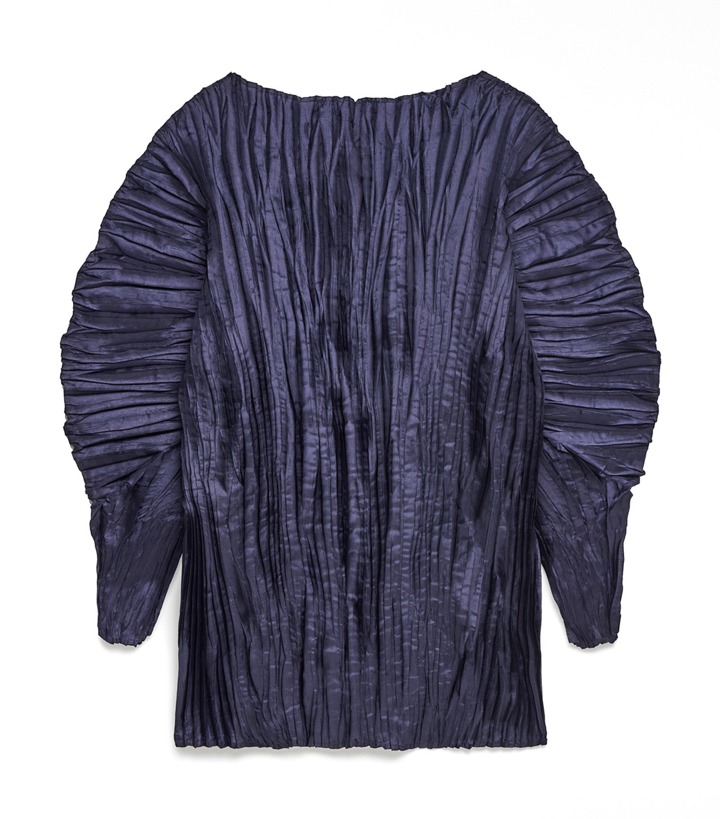Crinkle Top Navy Blue