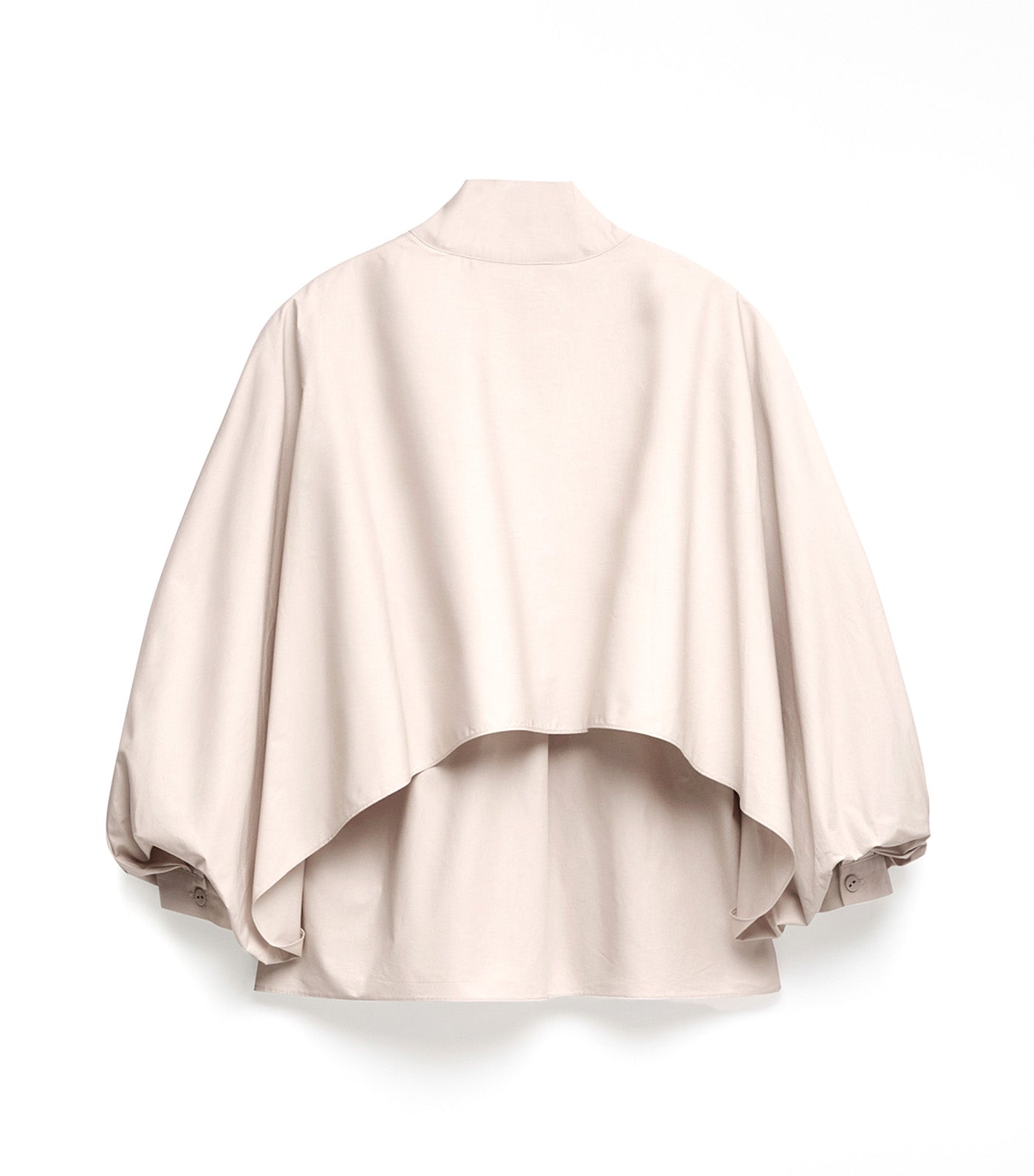 Straight Shirt with Capelet Sand