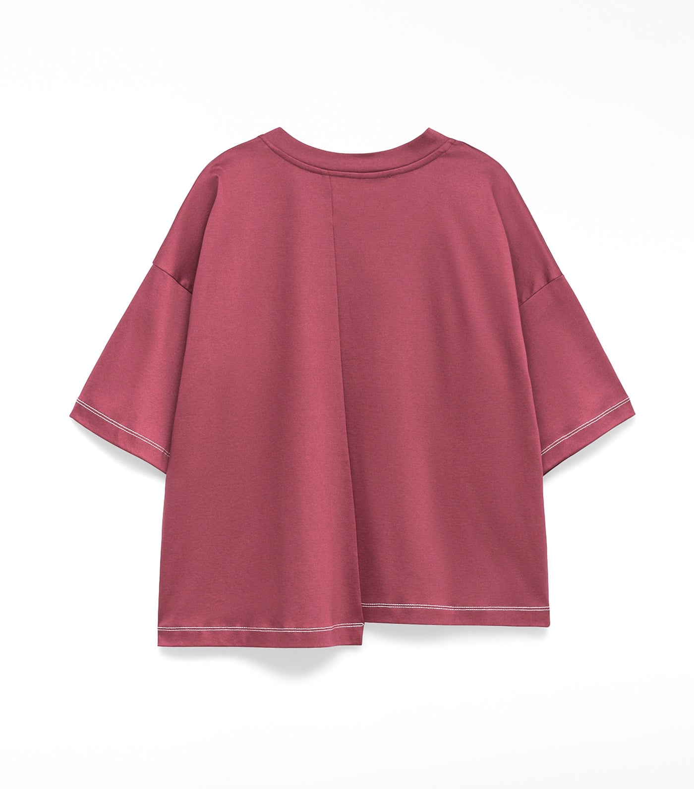 Asymmetrical Relaxed Fit T-Shirt Rosas