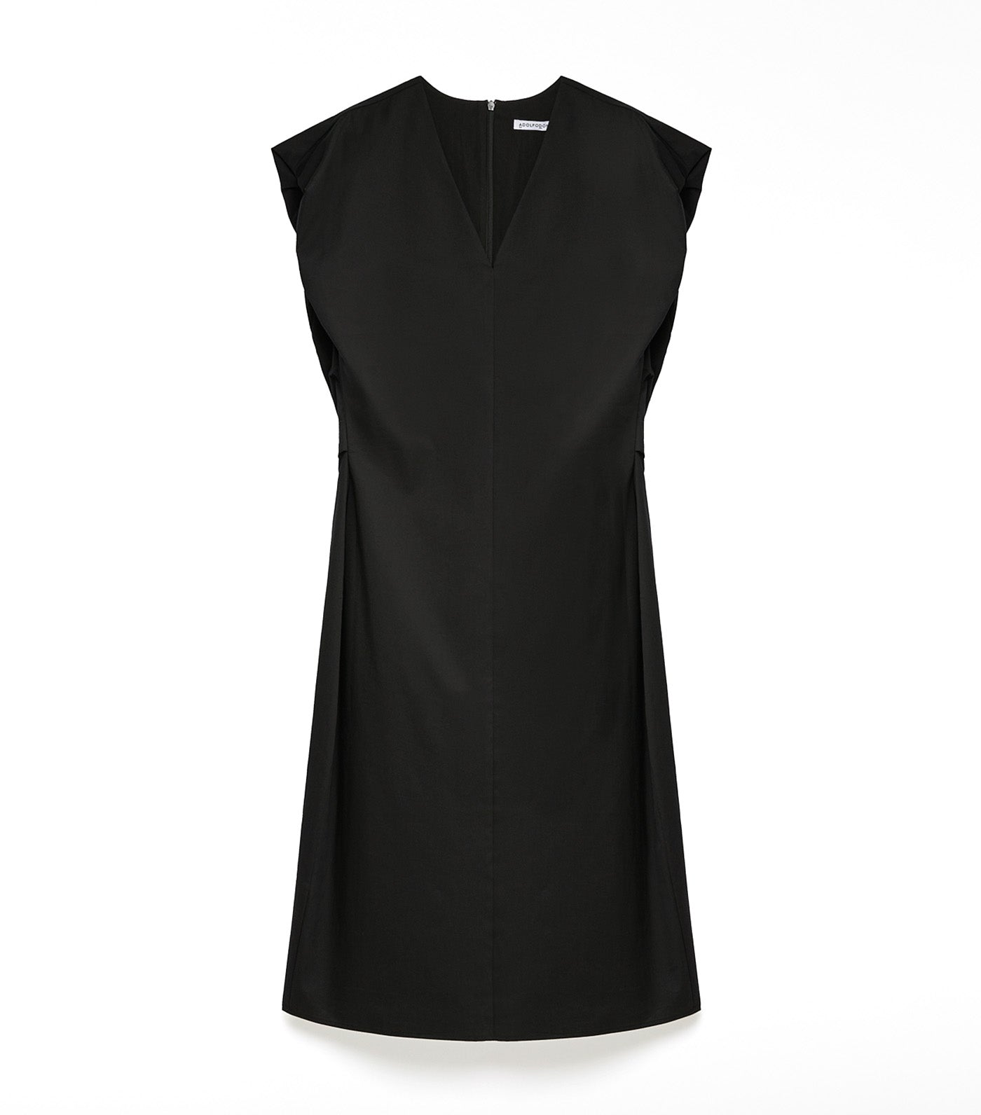 Puffed Sleeve Dress Black