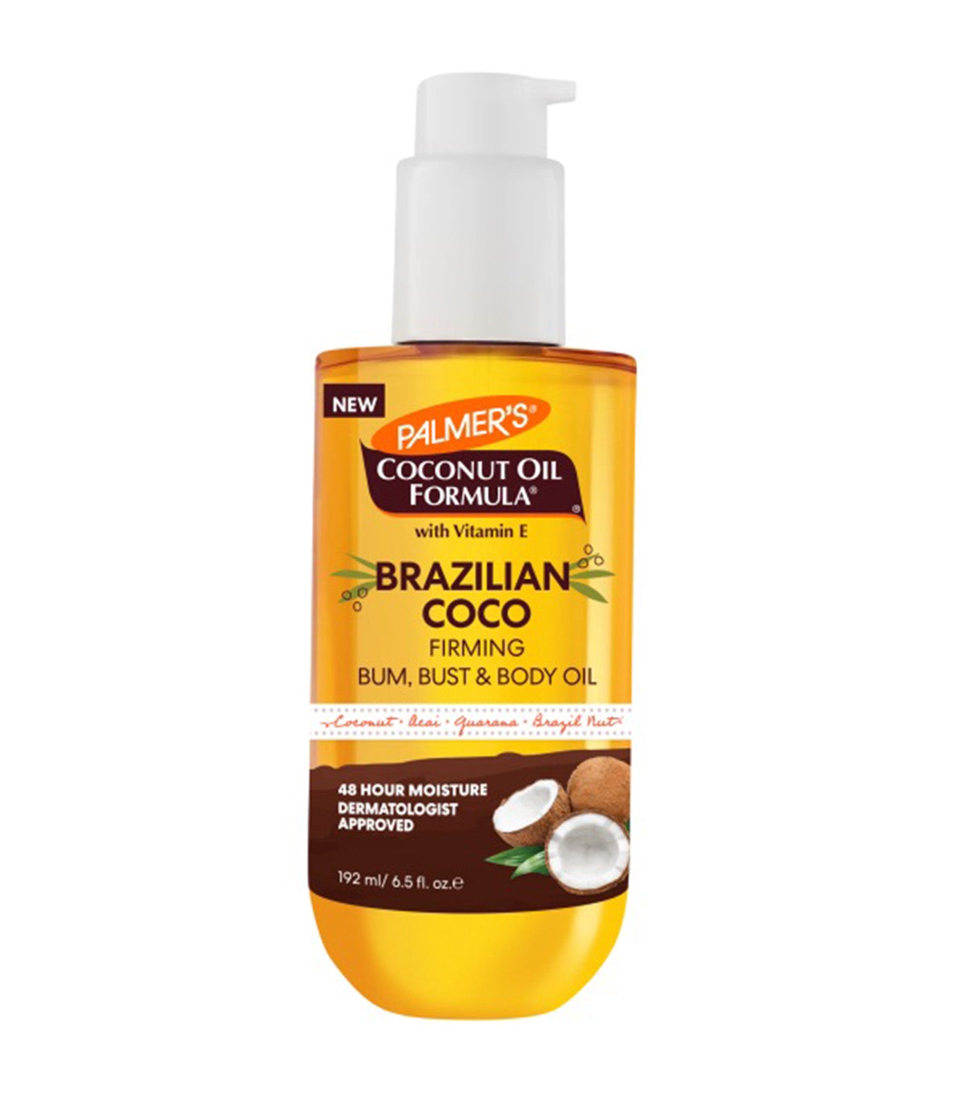 Brazilian Coco Firming Bum, Bust & Body Oil