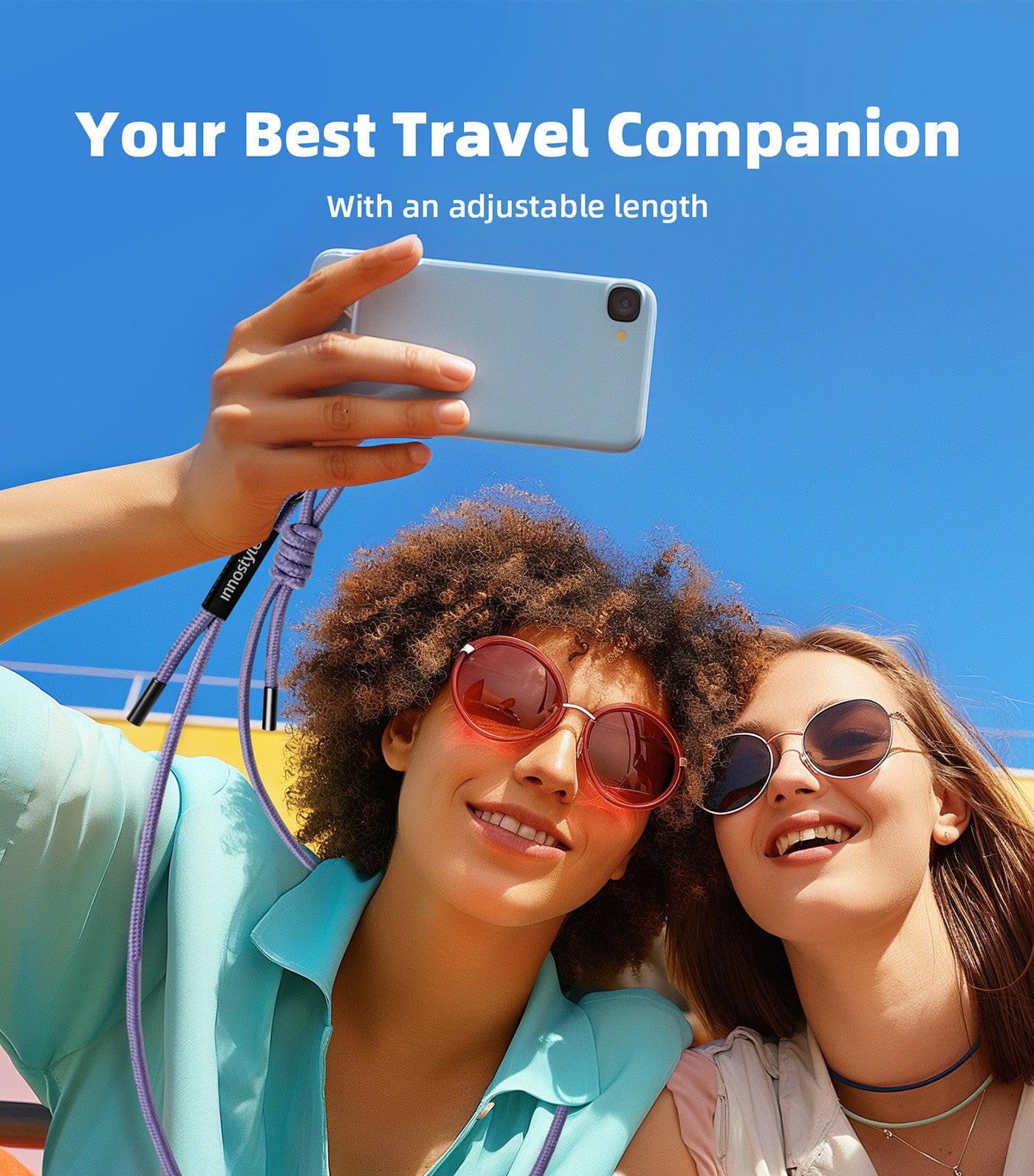 Phone Lanyard 6mm Purple