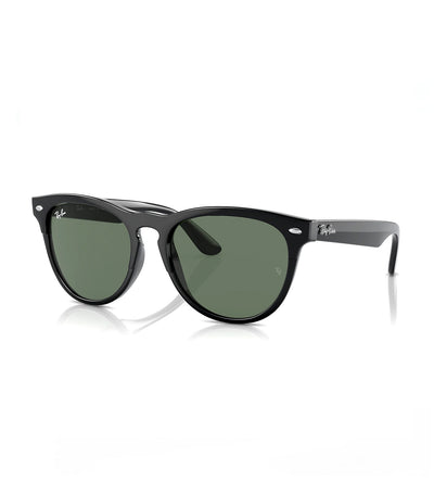 RB4471 Iris Sunglasses Black and Dark Green