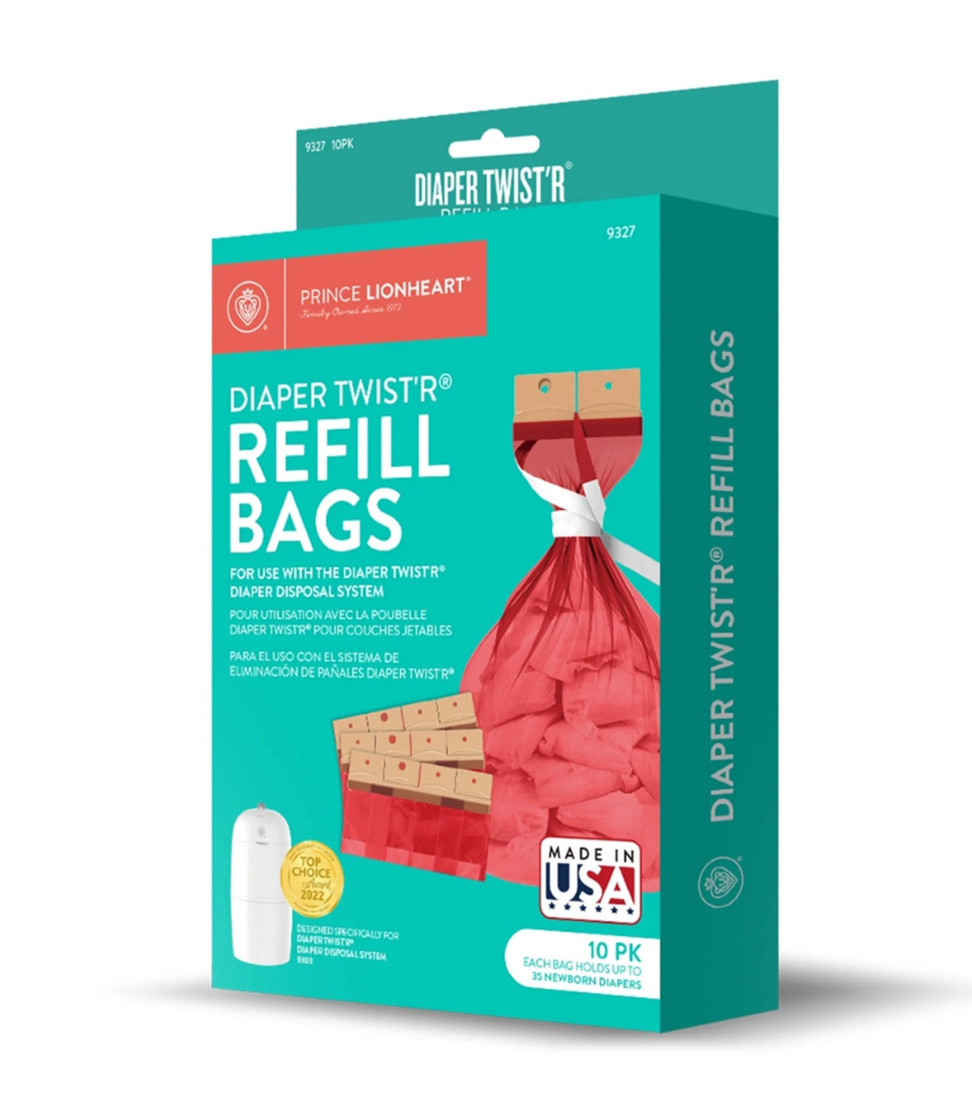 Diaper Twist'r Diaper Pail and Refill Bag