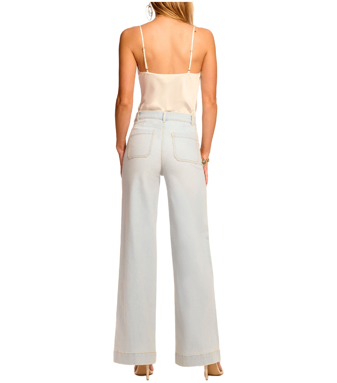 Cindy Wide Leg Bleach Wash