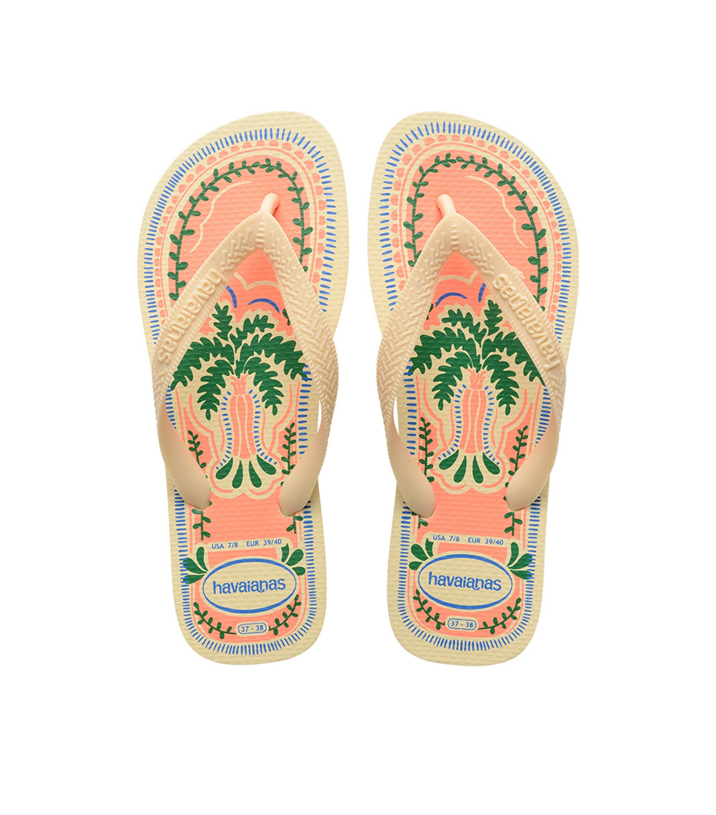 Havaianas Top Summer Vibes Flip Flops Buttercream