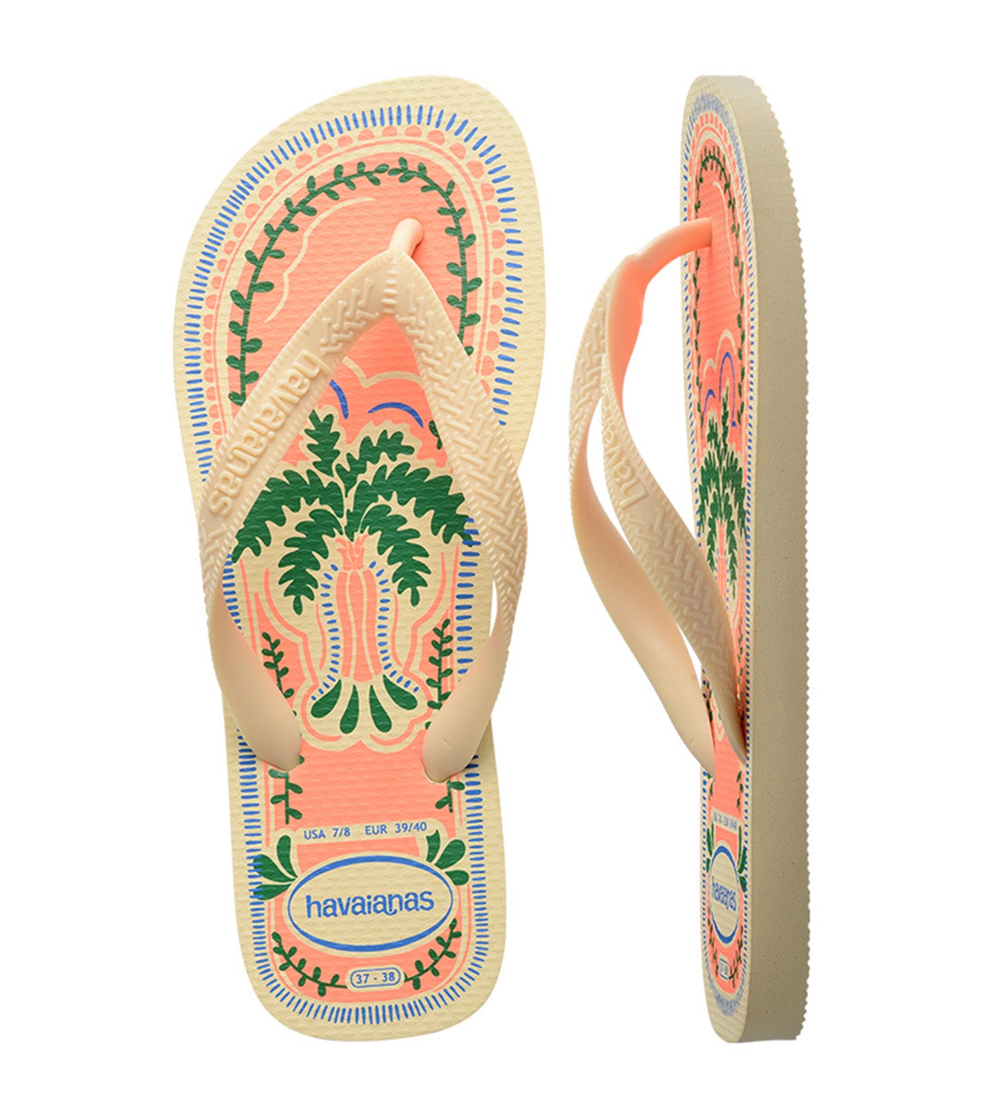 Havaianas Top Summer Vibes Flip Flops Buttercream