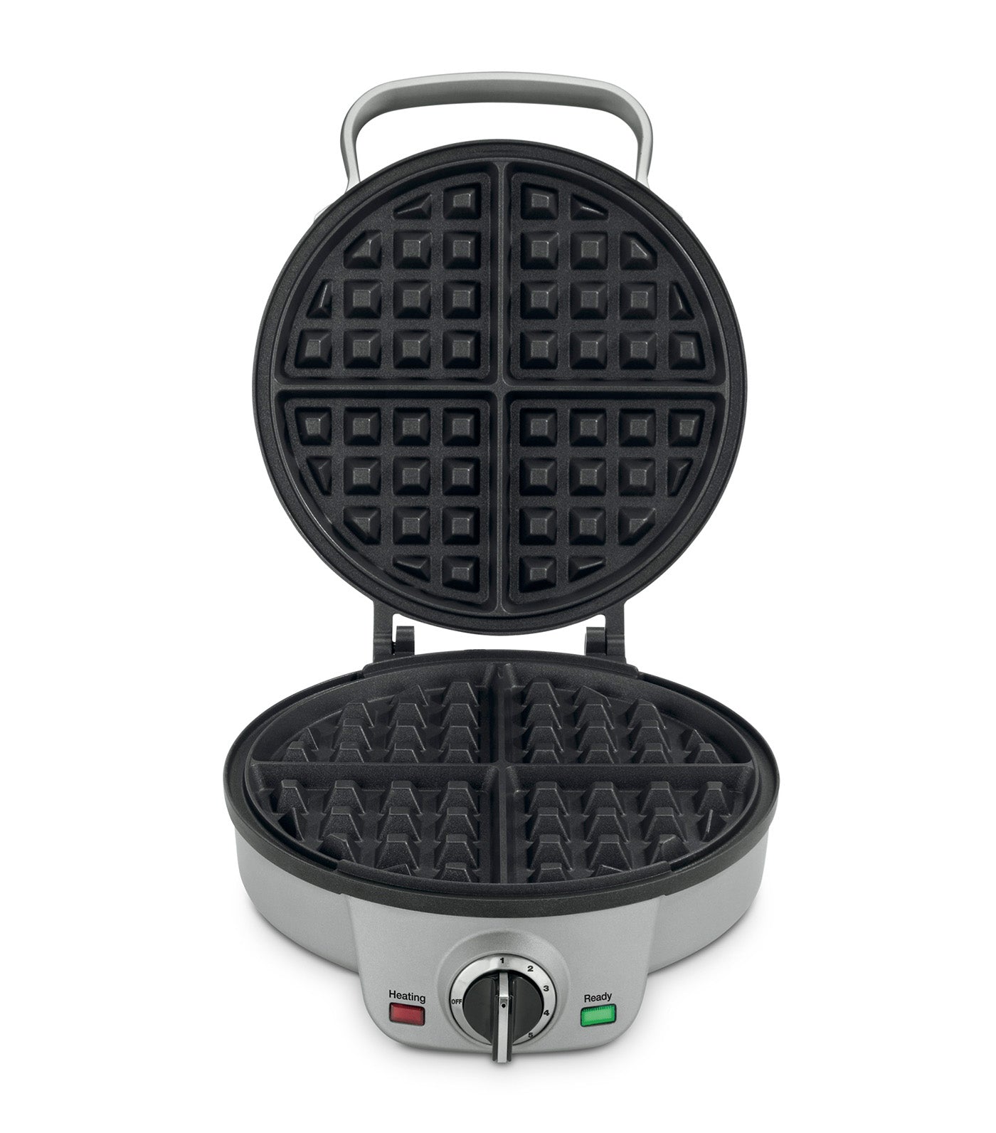 4-Slice Belgian Waffle Maker - Silver