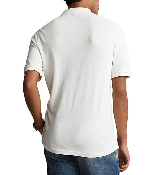 Men's Classic Fit Flag-Embroidered Polo Shirt Nevis