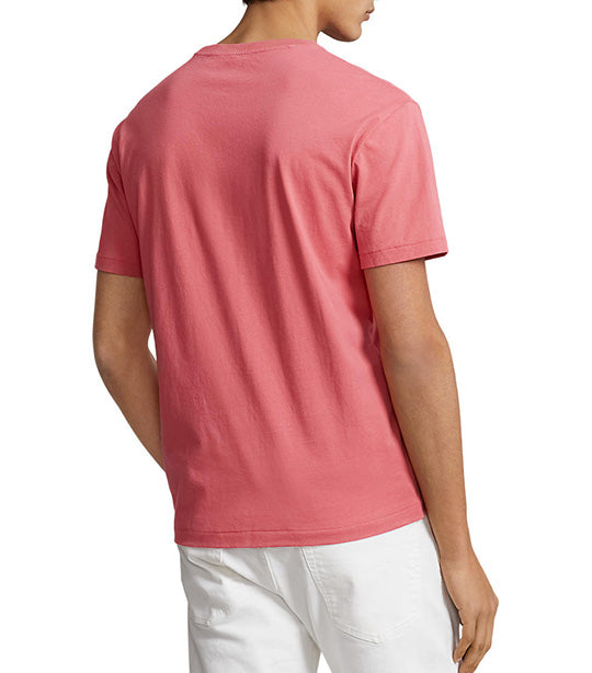 Men's Classic Fit Big Pony Jersey T-Shirt Red Sky