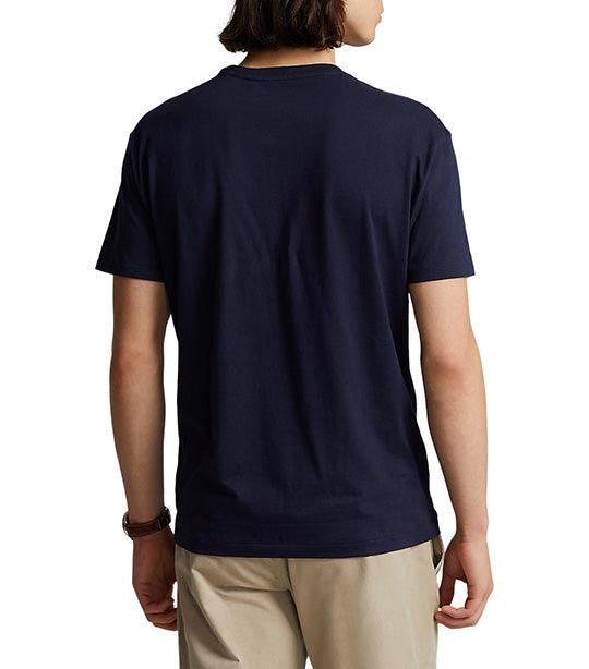 Men's Custom Slim Fit Jersey Crewneck T-Shirt Ink