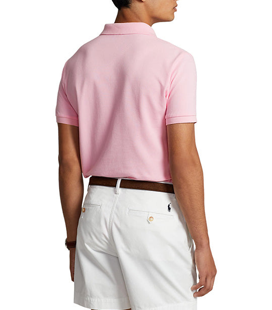 Men's Classic Fit Mesh Polo Shirt Carmel Pink