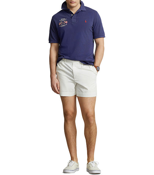 Men's Classic Fit Flag-Embroidered Polo Shirt Boathouse Navy