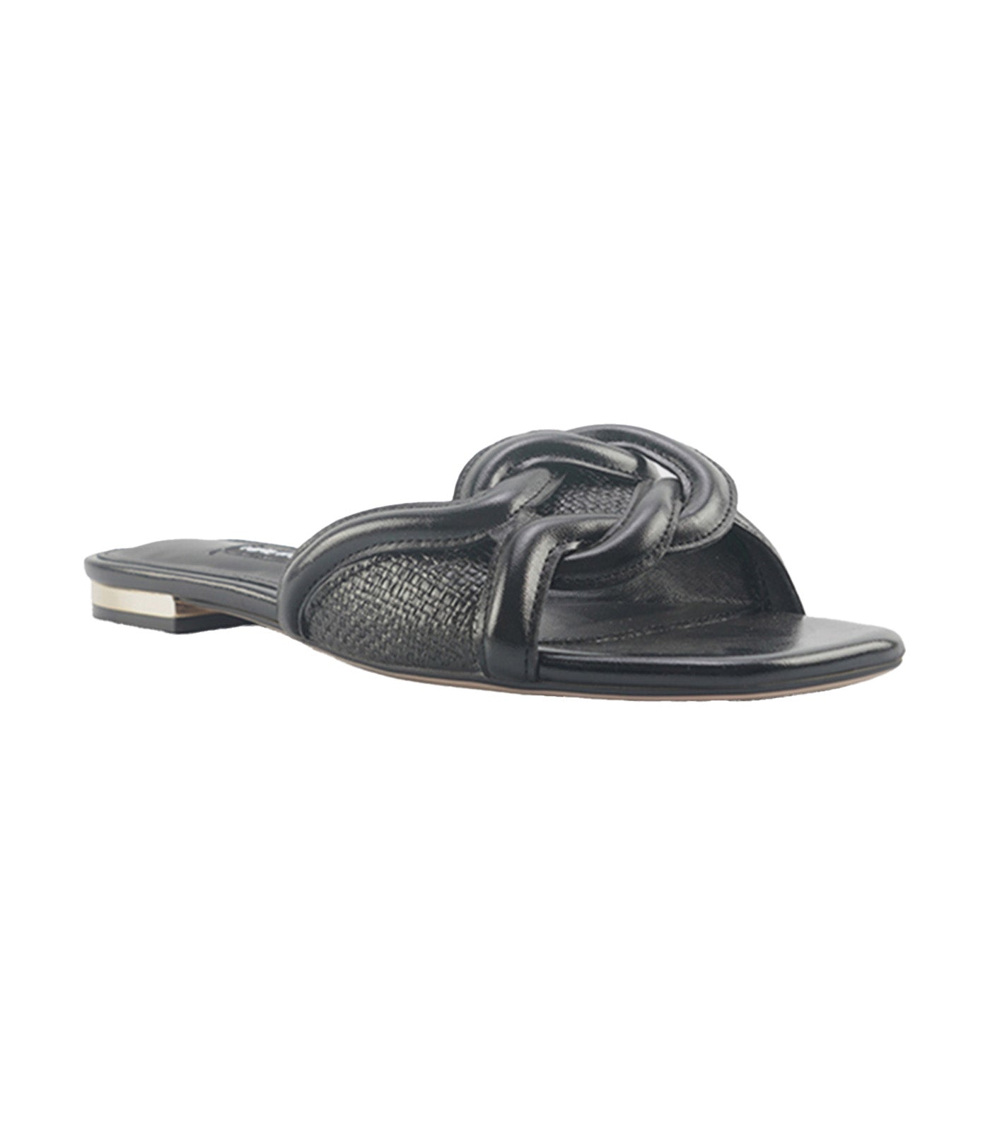 Etsia Metallic Flat Sandals