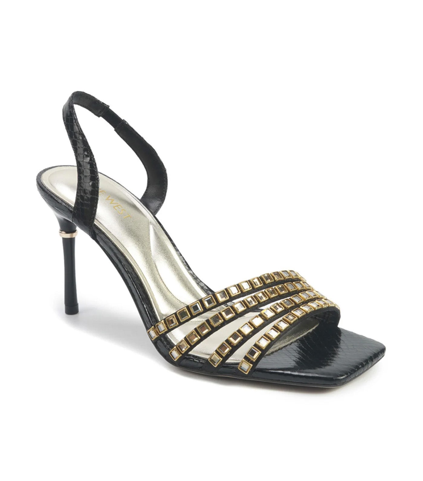 Ingrid Heeled Sandals Black