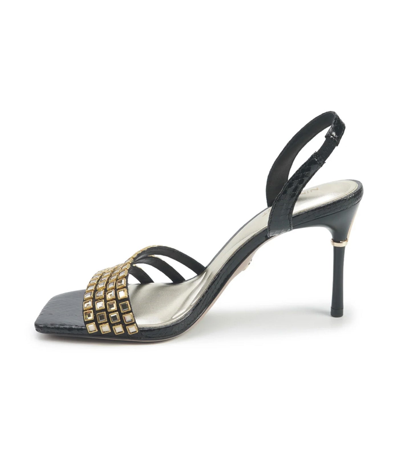 Ingrid Heeled Sandals Black