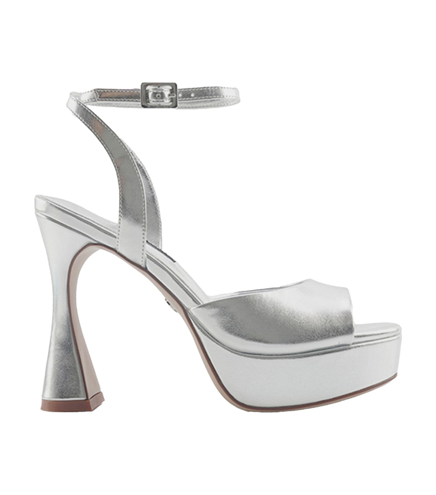 Keliana Metallic Platform Heel Sandals