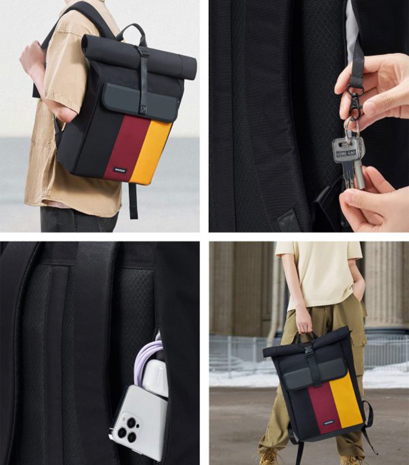 CityTrek Elite Backpack Black