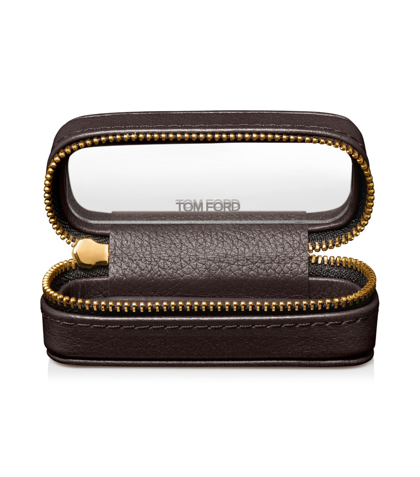 TOM FORD Free Leather Lipstick Case - Core Brown
