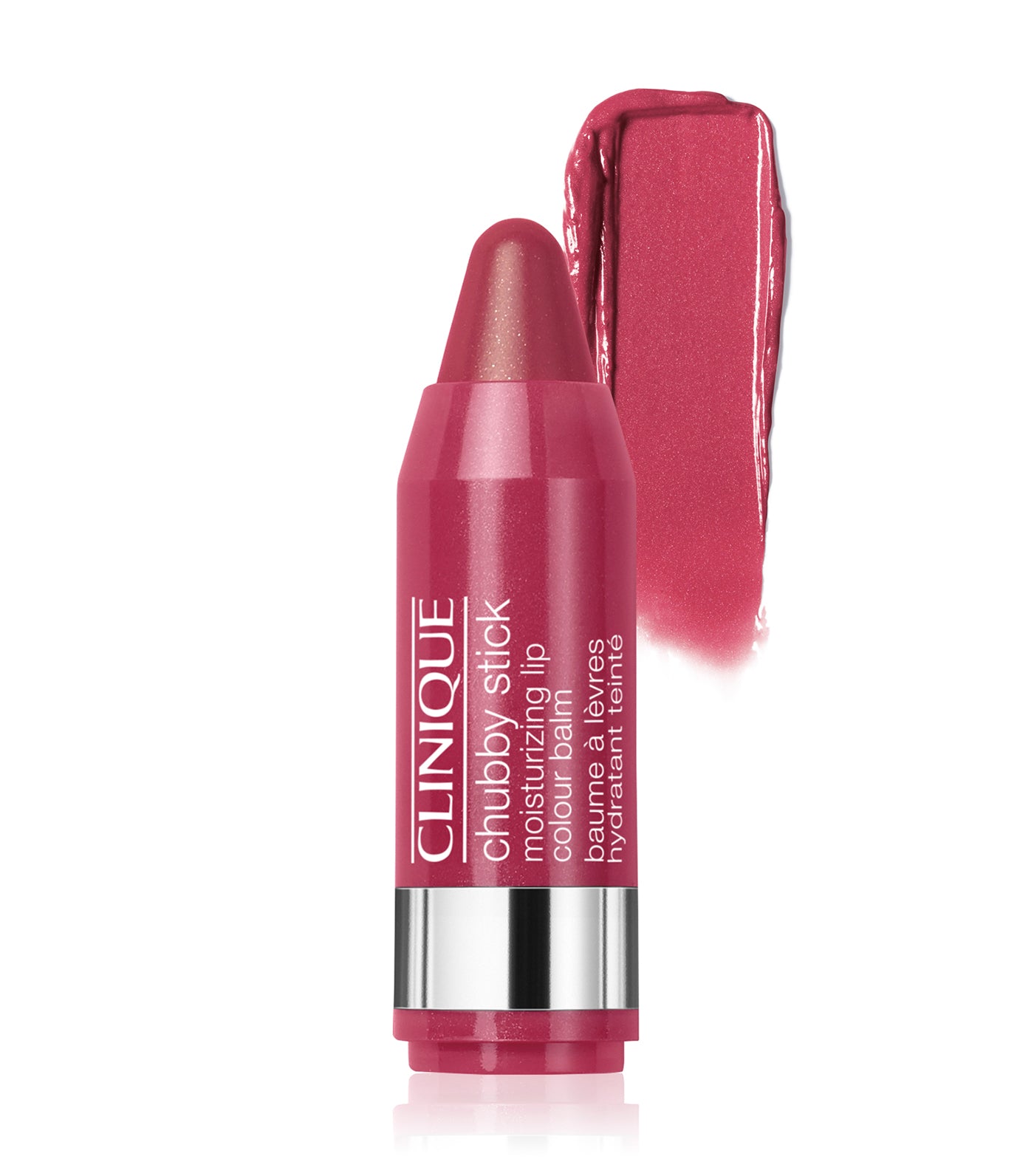 Clinique Free Deluxe-sized Chubby Stick Moisturizing Lip Colour Balm Super Strawberry