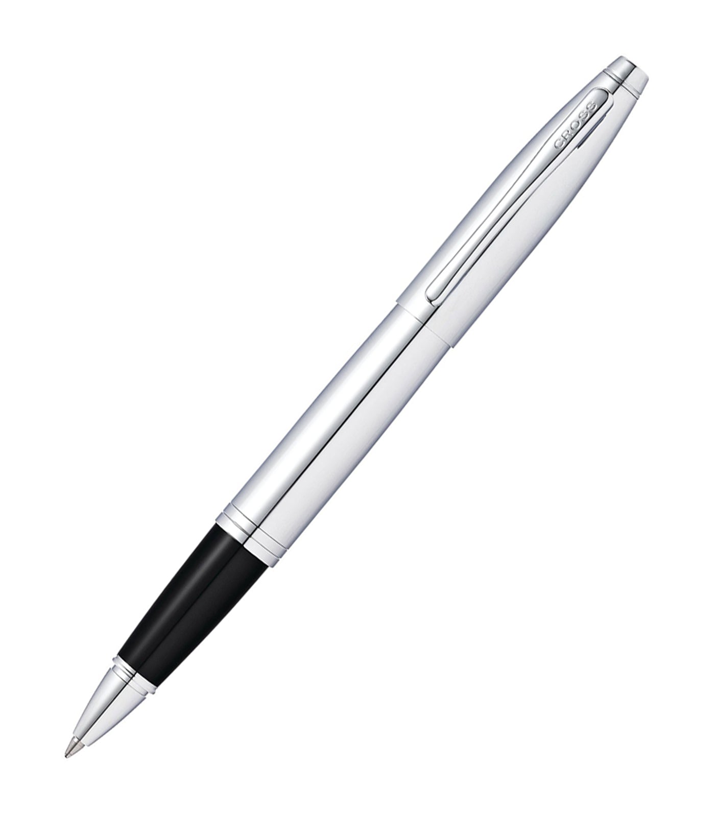 cross calais polished chrome rollerball pen