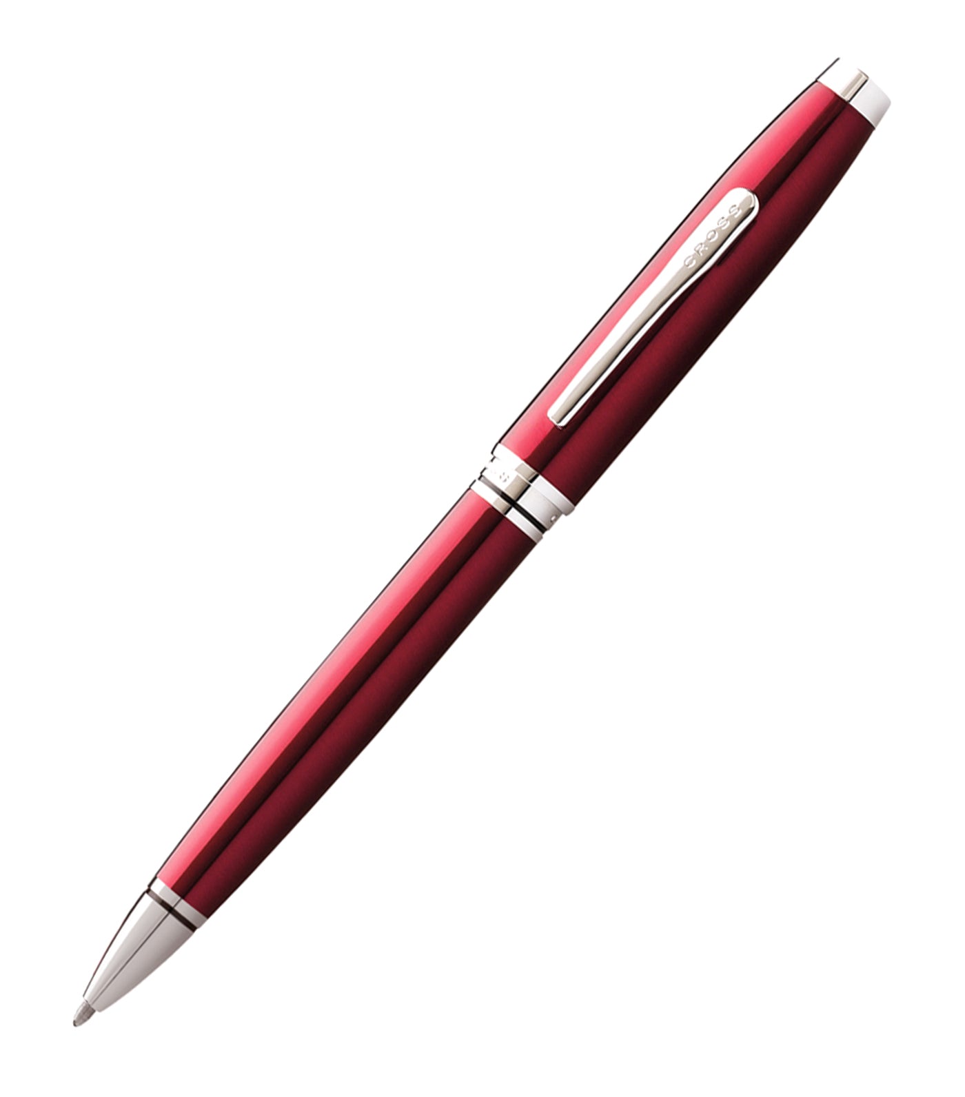 cross coventry red lacquer ballpoint pen 