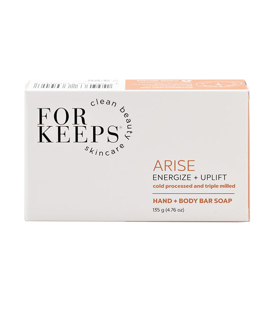 For Keeps Clean Beuty Skincare ARISE Hand + Body Bar Soap - 135g