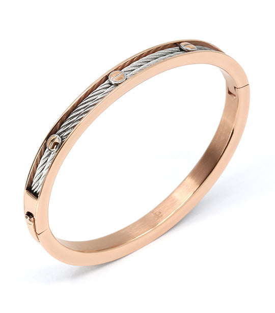 Forever Eternity Bangle Rose Gold
