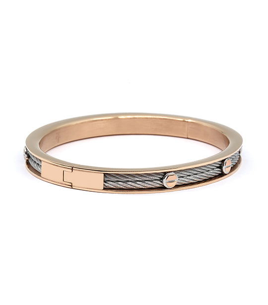 Forever Eternity Bangle Rose Gold