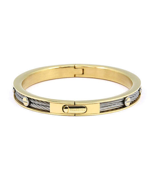 Forever Eternity Bangle Yellow Gold