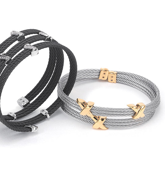 Twist Bangle Yellow Gold