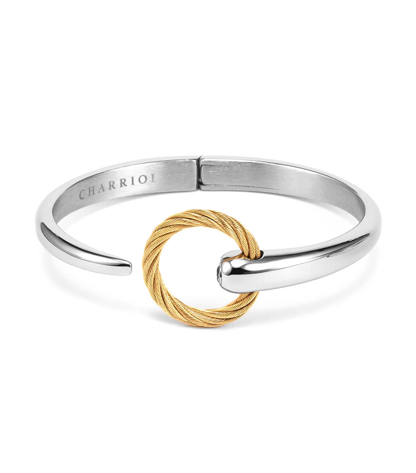 Infinity Zen Bangle Silver & Gold