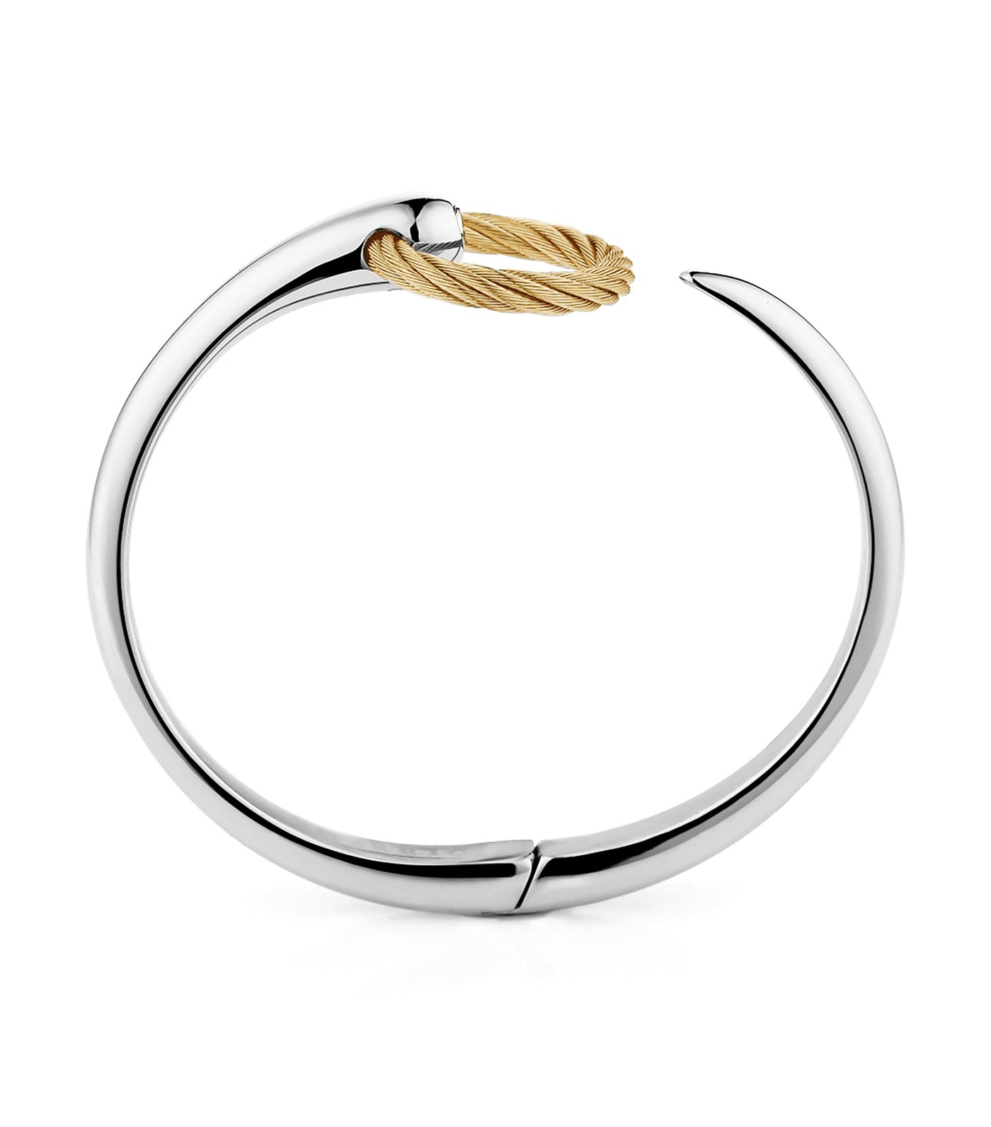 Infinity Zen Bangle Silver & Gold