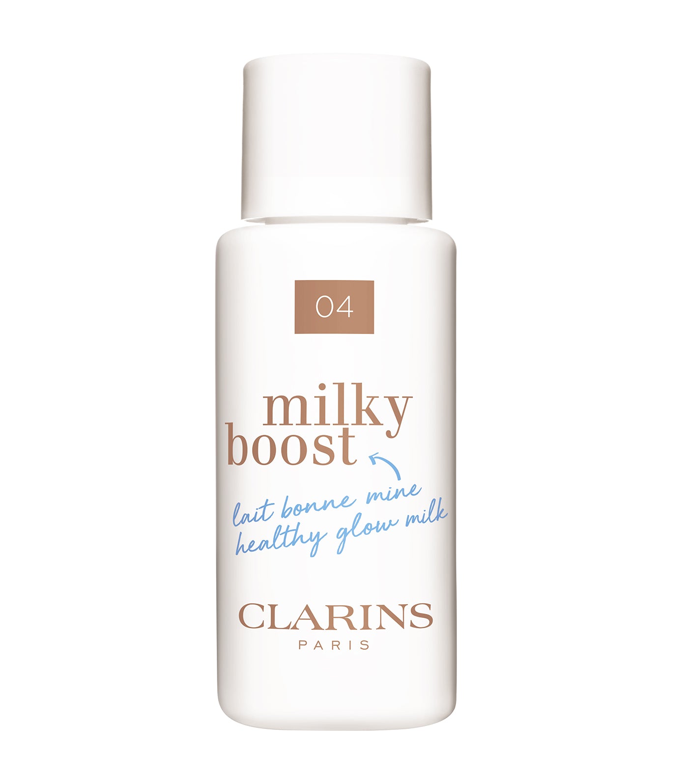 vClarins Free Deluxe-sized Milky Boost in 04 Milky Auburn