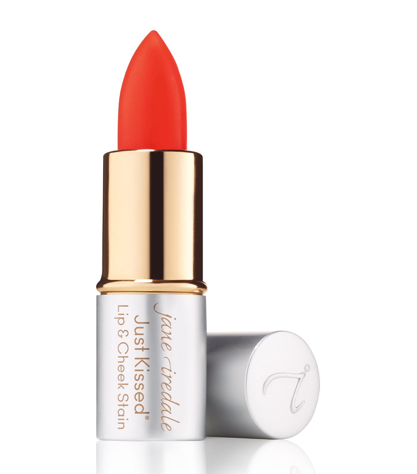 jane iredale Free Mini Just Kissed Lip and Cheek Stain in Forever Red