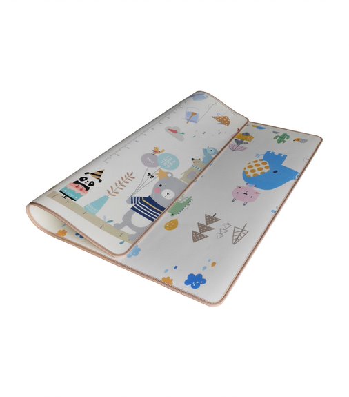 cuddlebug reversible mat elephant and bears