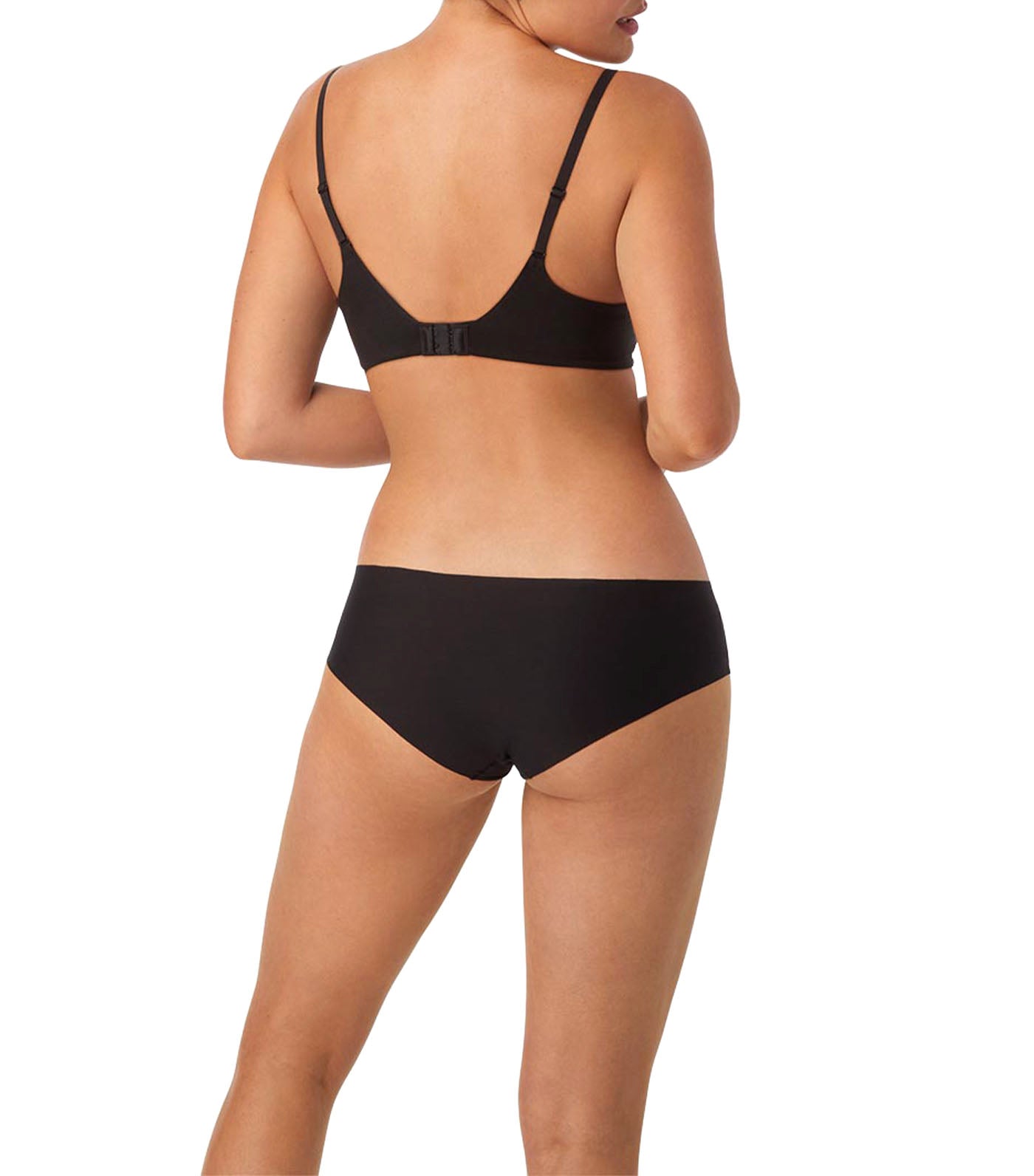 Flawless No Show Cheeky Hipster Black