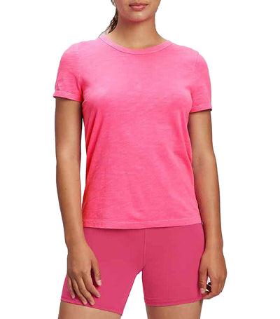 ForeverSoft Crewneck T-Shirt Olive Pheobe Pink